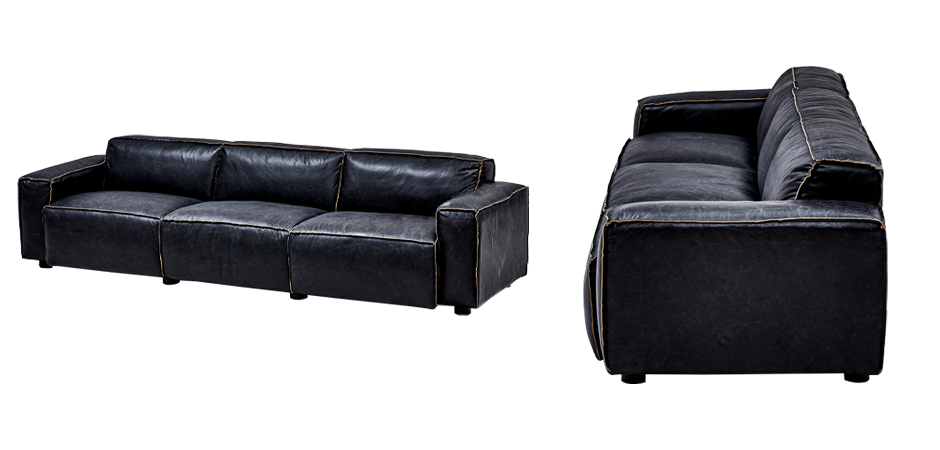 Диван Osorio Leather Sofa Диван Osorio Leather Sofa - Loft-Concept в Перми
