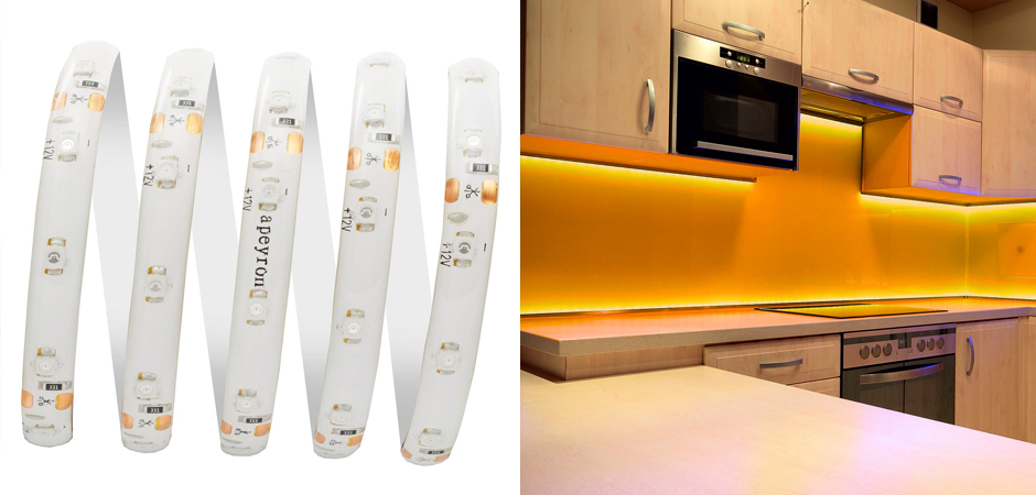 Светодиодная влагозащищенная лента 4,8W/m 60LED/m 3528SMD желтый Светодиодная влагозащищенная лента 4,8W/m 60LED/m 3528SMD желтый - Loft-Concept в Перми