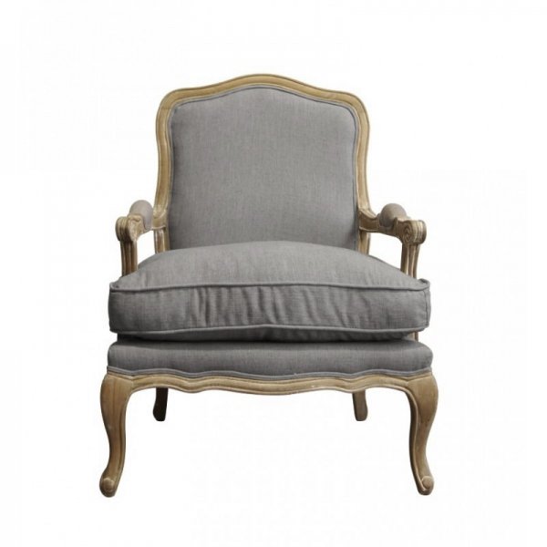 Кресло French Provence ArmChair Shebbi Grey  в Перми | Loft Concept 