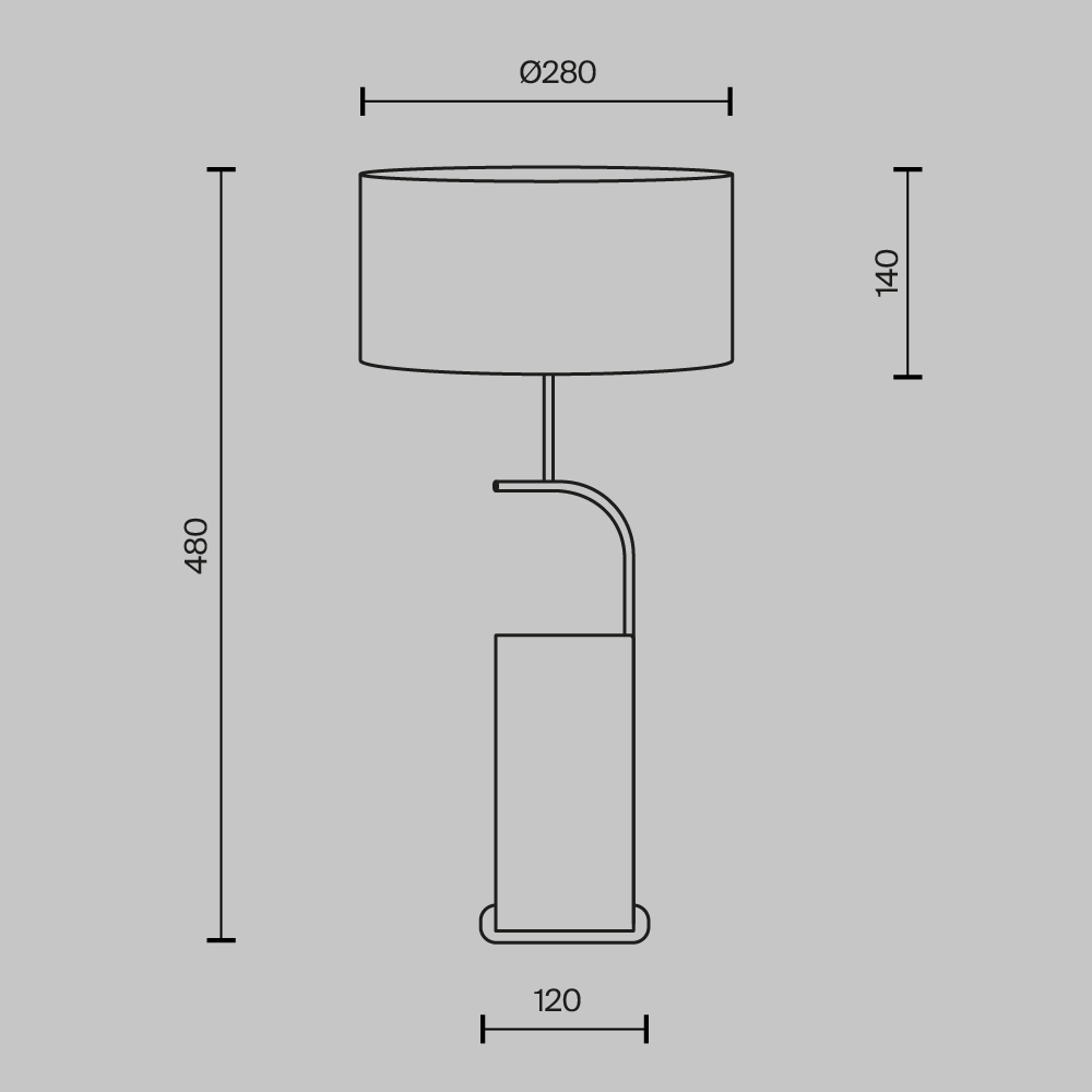 Настольный светильник Glamping Е14x2 в Перми