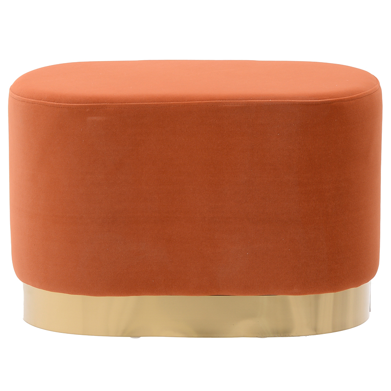 Пуф Juicy Orange Pouf Оранжевый Глянцевое золото в Перми | Loft Concept 