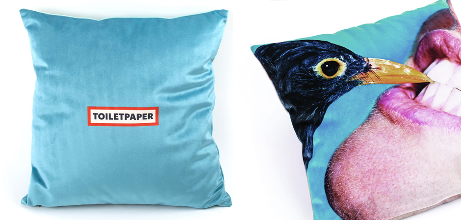 Подушка Seletti Cushion Crow Design Toiletpaper Подушка Seletti Cushion Crow Design Toiletpaper - Loft-Concept в Перми