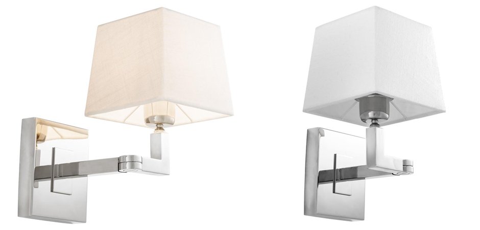 Бра Eichholtz Wall Lamp Cambell Nickel Бра Eichholtz Wall Lamp Cambell Nickel - Loft-Concept в Перми