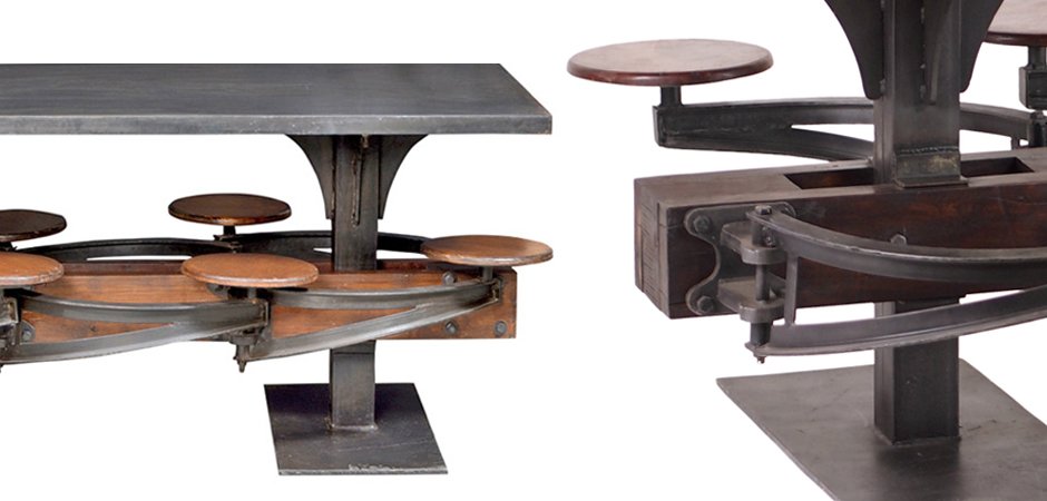Обеденный стол Perrin Communal Table Loft Обеденный стол Perrin Communal Table Loft - Loft-Concept в Перми