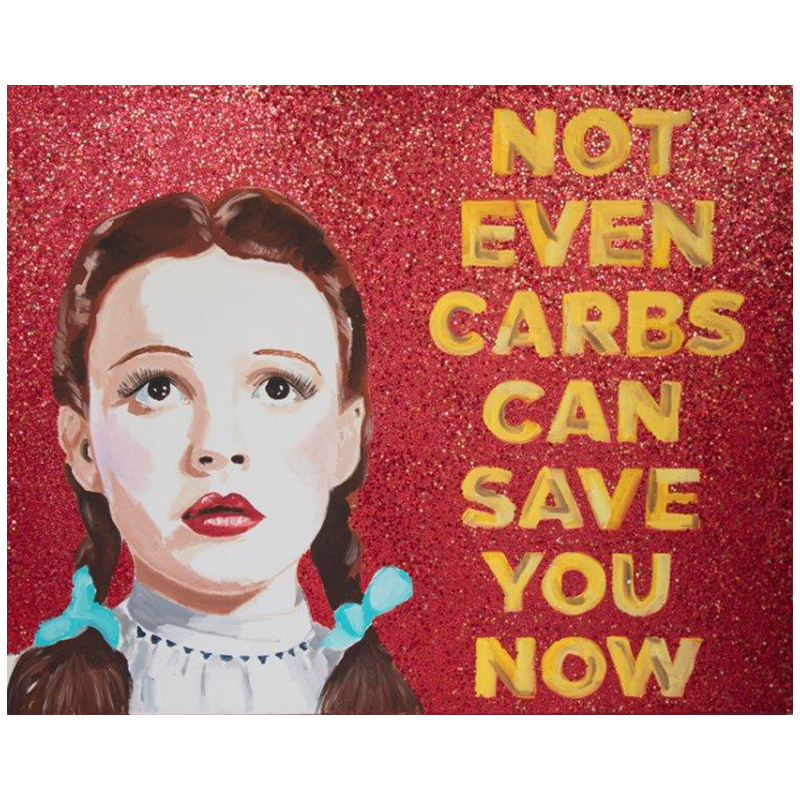 Картина “Not Even Carbs Can Save You Now” Мульти в Перми | Loft Concept 