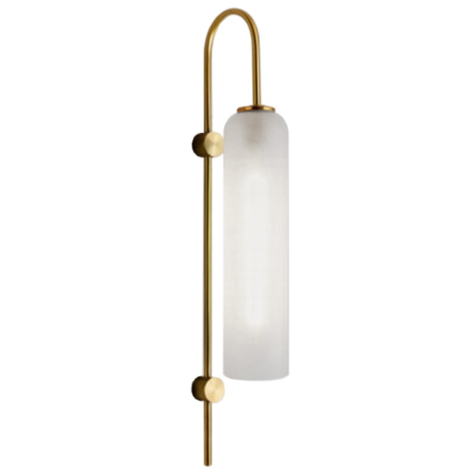 Бра ARTICOLO float Wall Sconce Snow Золотой Белый в Перми | Loft Concept 