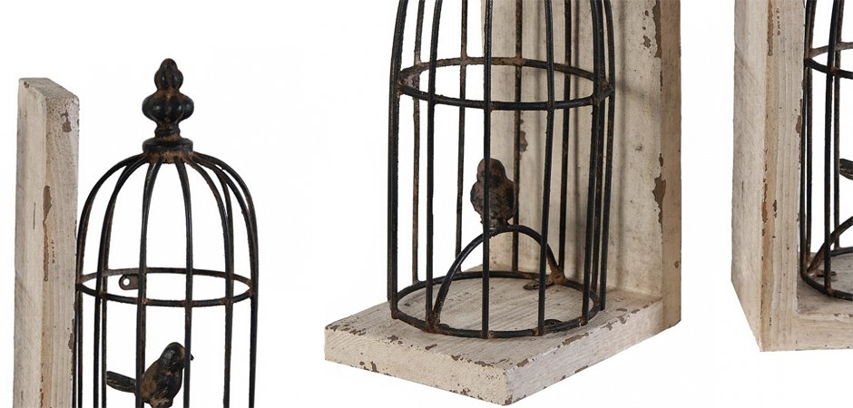 Держатель для книг Birds In Cage Держатель для книг Birds In Cage - Loft-Concept в Перми