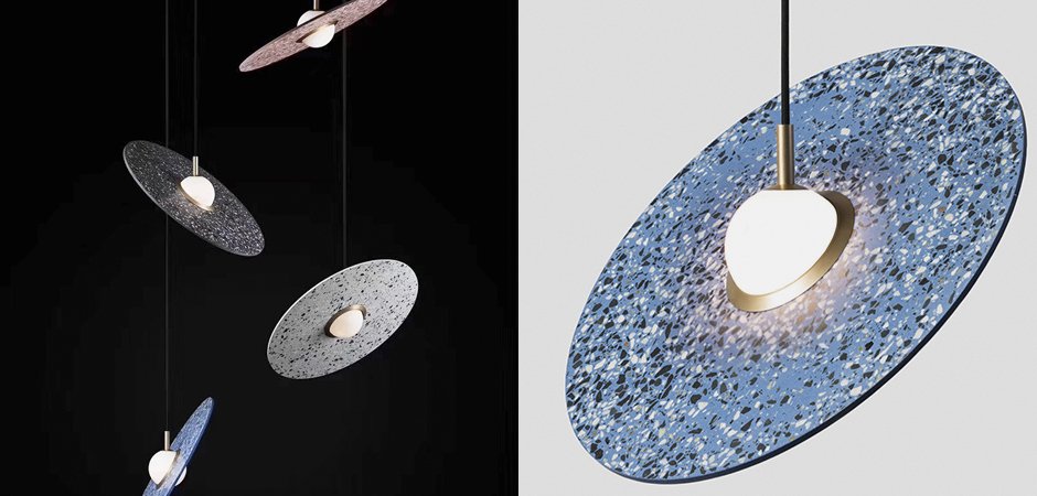 Подвесной светильник Stone Disc Haning Pendant Подвесной светильник Stone Disc Haning Pendant - Loft-Concept в Перми