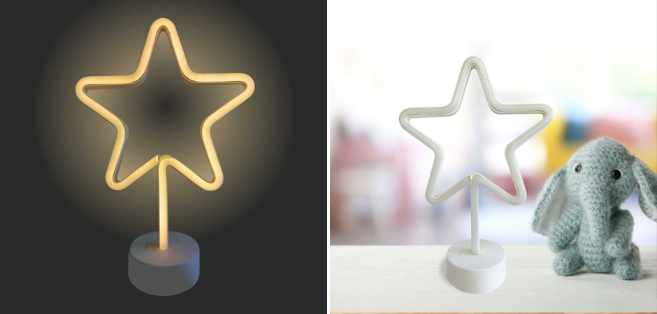 Неоновая настольная лампа Night Star - Loft-Concept в Перми