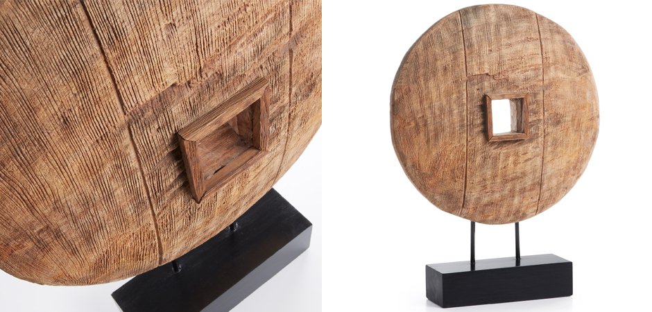 Колесо на подставке Wooden Wheel Колесо на подставке Wooden Wheel - Loft-Concept в Перми