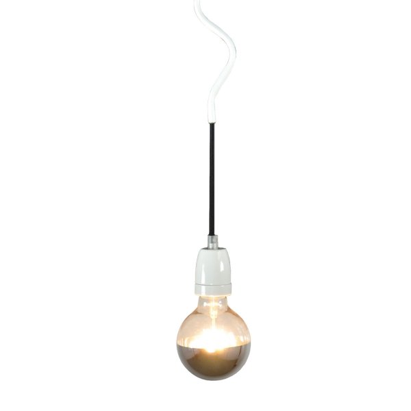 Подвесной светильник Spinner Bulb White Белый в Перми | Loft Concept 