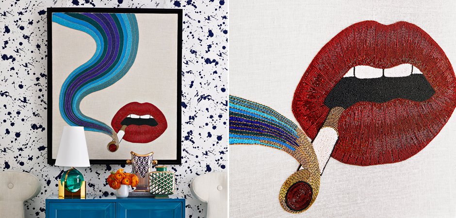 Smolder Beaded Wall Art панно из бисера Smolder Beaded Wall Art панно из бисера - Loft-Concept в Перми