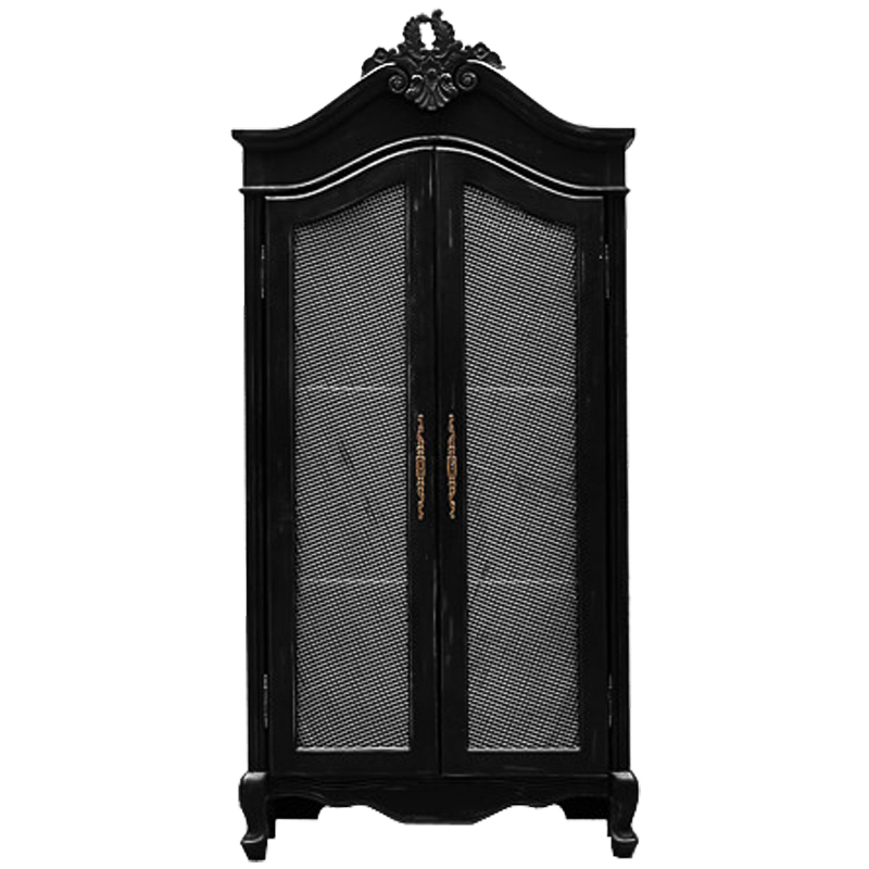 Шкаф Air Black Vintage Wardrobe Винтажный черный в Перми | Loft Concept 