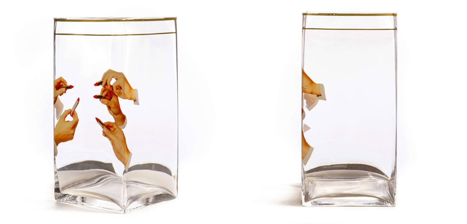 Ваза Glass vase big Lipstick Ваза Glass vase big Lipstick - Loft-Concept в Перми