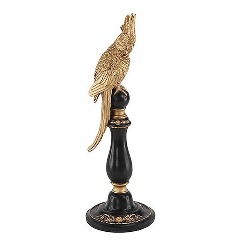 Статуэтка Gold Parrot Figurine Золотой Черный в Перми | Loft Concept 