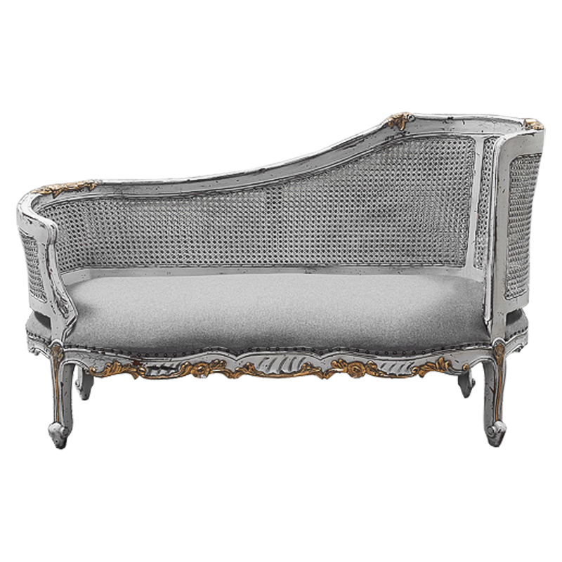 Кушетка Maria Antoinette Side Sofa Gray Серый в Перми | Loft Concept 