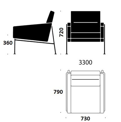 Кресло 3300 series Easy chair в Перми