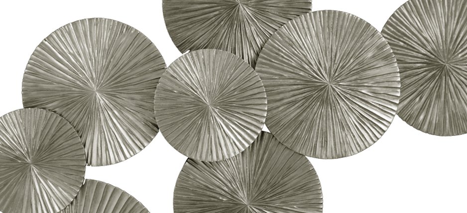 Арт-объект Apollo Silver Wall Plaque Disc Арт-объект Apollo Silver Wall Plaque Disc - Loft-Concept в Перми