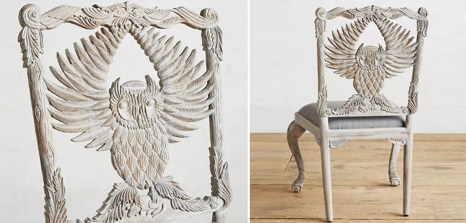 Стул Handcarved Menagerie Owl Dining Chair Стул Handcarved Menagerie Owl Dining Chair - Loft-Concept в Перми
