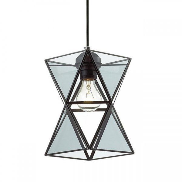 Подвесной светильник PolyPyramid Glass Pendant Прозрачный в Перми | Loft Concept 