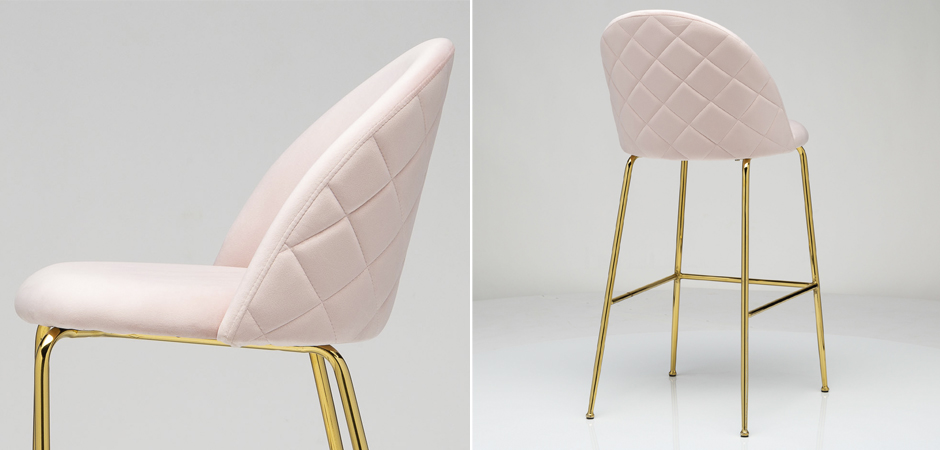 Барный стул Vendramin Bar Stool pink Барный стул Vendramin Bar Stool pink - Loft-Concept в Перми