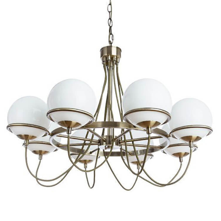 Люстра Melissa Chandelier Bronze Бронза Белый в Перми | Loft Concept 