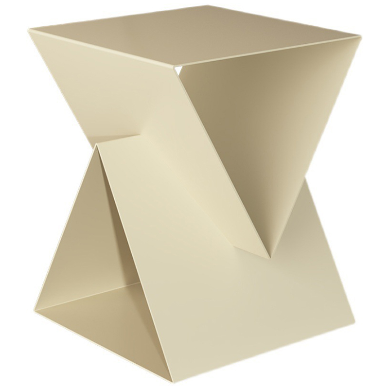 Приставной стол Two Triangles Beige Side Table Бежевый в Перми | Loft Concept 