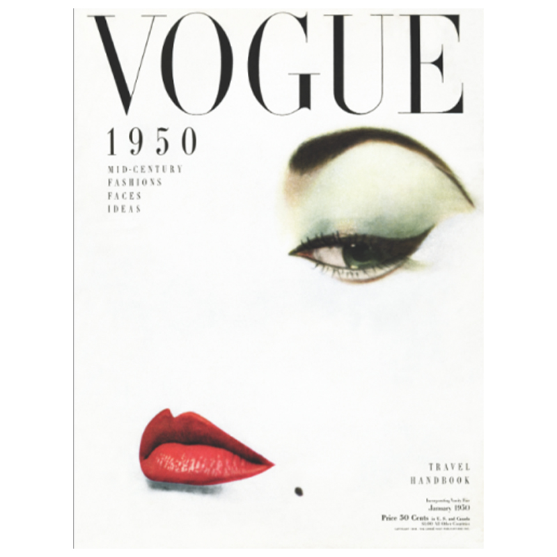 Постер Vogue Cover 1950 January  в Перми | Loft Concept 