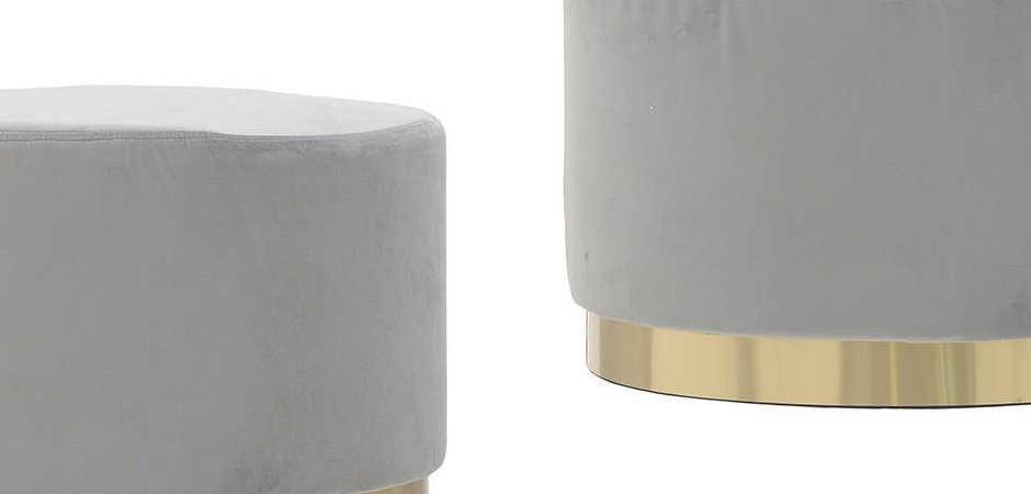 Пуф Golden Belt Gray Pastel Пуф Golden Belt Gray Pastel - Loft-Concept в Перми