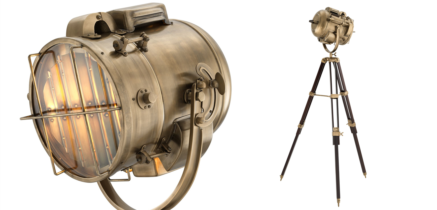 Торшер Eichholtz Floor Lamp Atlantic brass - фото