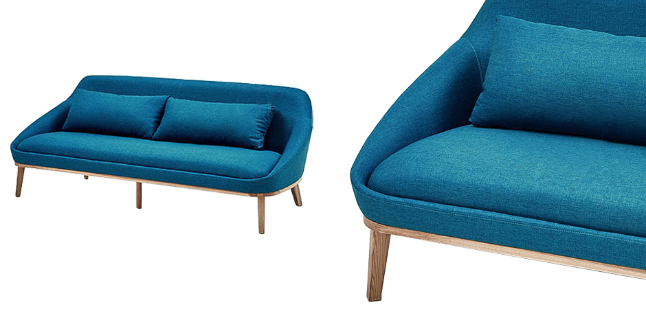 Двухместный диван Sea Basin Sofa Двухместный диван Sea Basin Sofa - Loft-Concept в Перми
