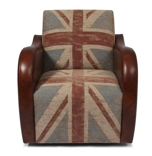 Кресло Master Jack Armchair Britannia Collection Коричневый в Перми | Loft Concept 