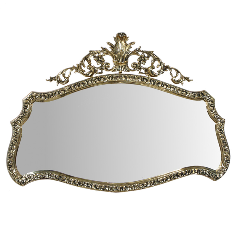 Зеркало настенное в бронзовой раме Royal Gold Mirrors  Золотой в Перми | Loft Concept 