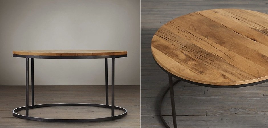 Стол Loft Wooden Round Стол Loft Wooden Round - Loft-Concept в Перми