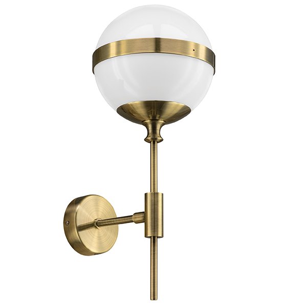 Бра Peggy Wall Lamp Gold Бронза Белый в Перми | Loft Concept 