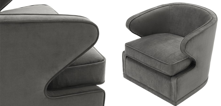 Кресло Eichholtz Chair Dorset Grey Кресло Eichholtz Chair Dorset Grey - Loft-Concept в Перми