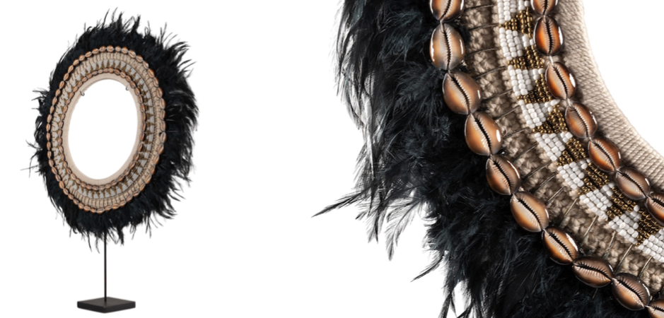 Ожерелье versmissen на подставке JUJU BLACK FEATHER ON STAND Ожерелье versmissen на подставке JUJU BLACK FEATHER ON STAND - Loft-Concept в Перми