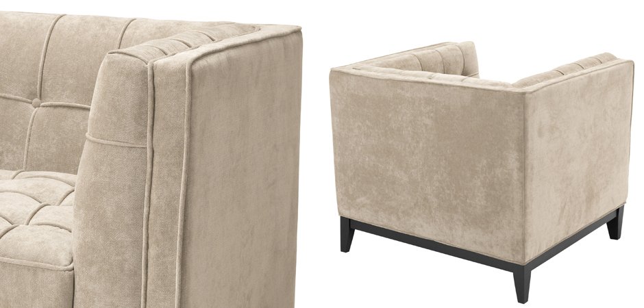 Кресло Eichholtz Chair Aldgate Greige Кресло Eichholtz Chair Aldgate Greige - Loft-Concept в Перми