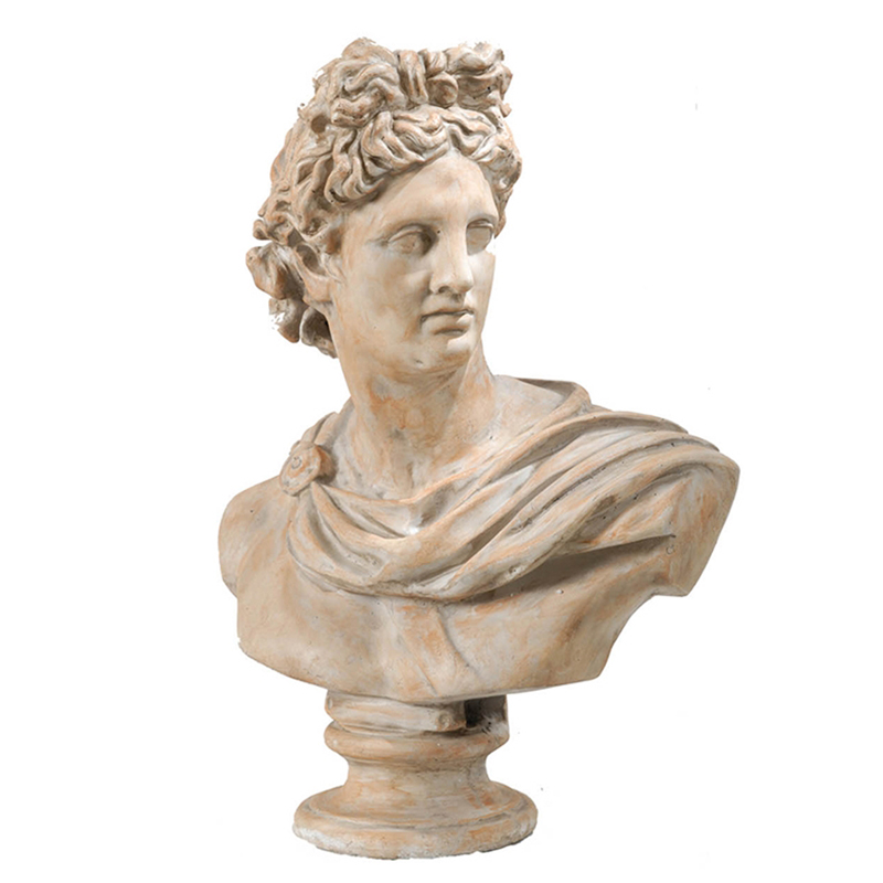 Статуэтка Antique Busts Apollo Belvedere Бежево-серый в Перми | Loft Concept 