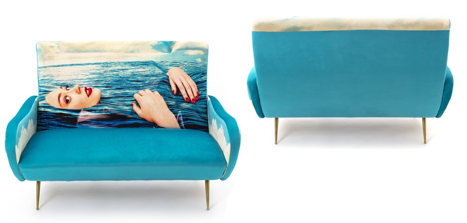 Диван Seletti Sofa Two Seater Sea Girl Диван Seletti Sofa Two Seater Sea Girl - Loft-Concept в Перми