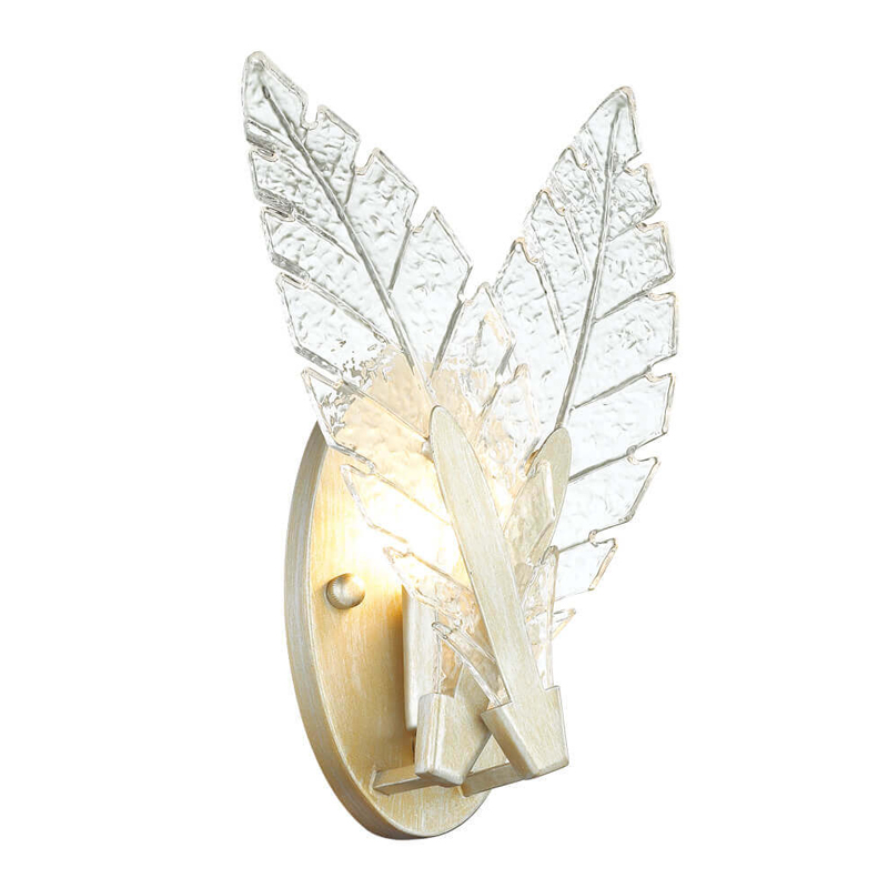 Бра Glass Petals Sconce Золотой Прозрачный (Transparent) в Перми | Loft Concept 