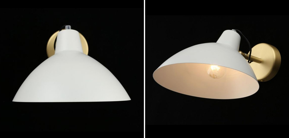 Бра с белым матовым плафоном Retro Light Бра с белым матовым плафоном Retro Light - Loft-Concept в Перми