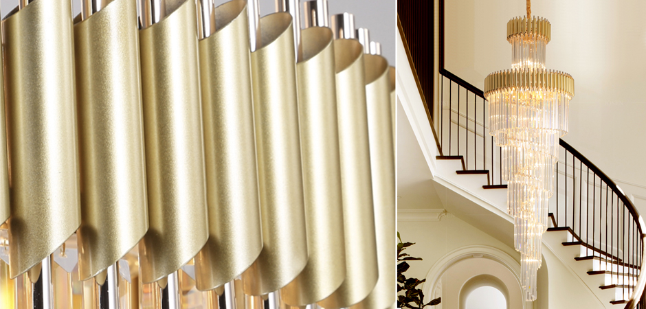 Люстра Empire Large Cascading Chandelier Gold Rectangular Crystal Люстра Empire Large Cascading Chandelier Gold Rectangular Crystal - Loft-Concept в Перми
