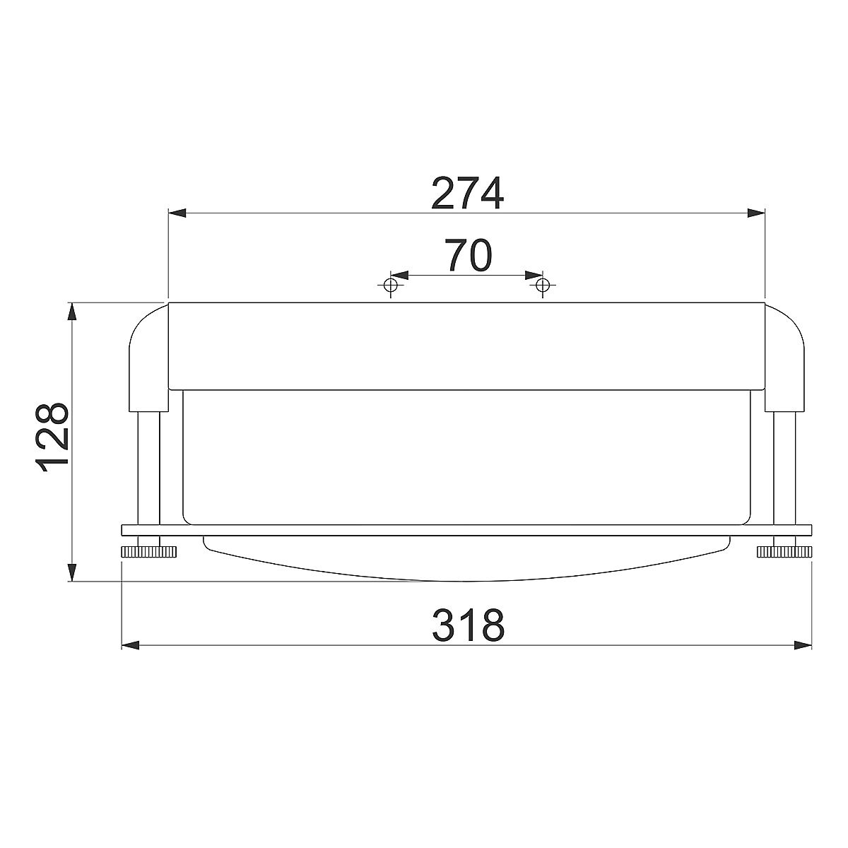 Потолочный светильник для ванных комнат цвета никель с плафоном из опалового стекла и декоративными держателями Hinkley в Перми