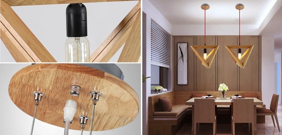 Подвесной светильник Tetraedr Woody Подвесной светильник Tetraedr Woody - Loft-Concept в Перми