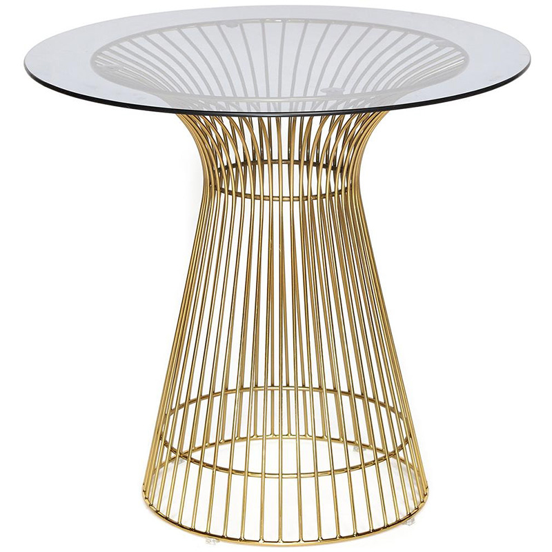 Обеденный стол Platner table gold Золотой Прозрачный в Перми | Loft Concept 