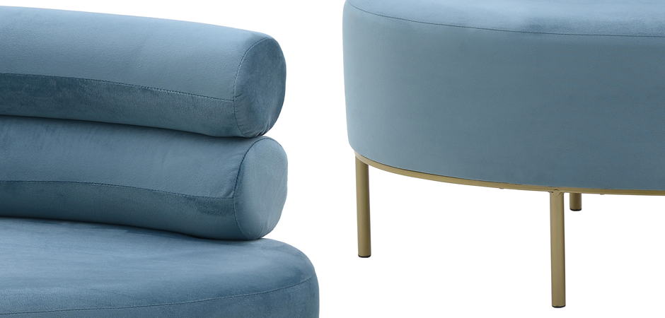 Кушетка Fening Lounge Blue Кушетка Fening Lounge Blue - Loft-Concept в Перми