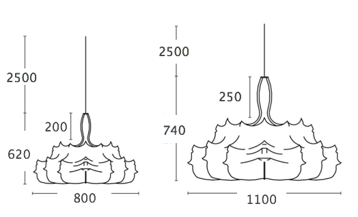 Люстра Flos Zeppelin в Перми