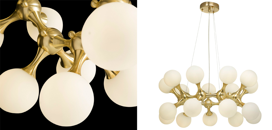 Люстра MOONDROP Chandelier Gold 18 Люстра MOONDROP Chandelier Gold 18 - Loft-Concept в Перми