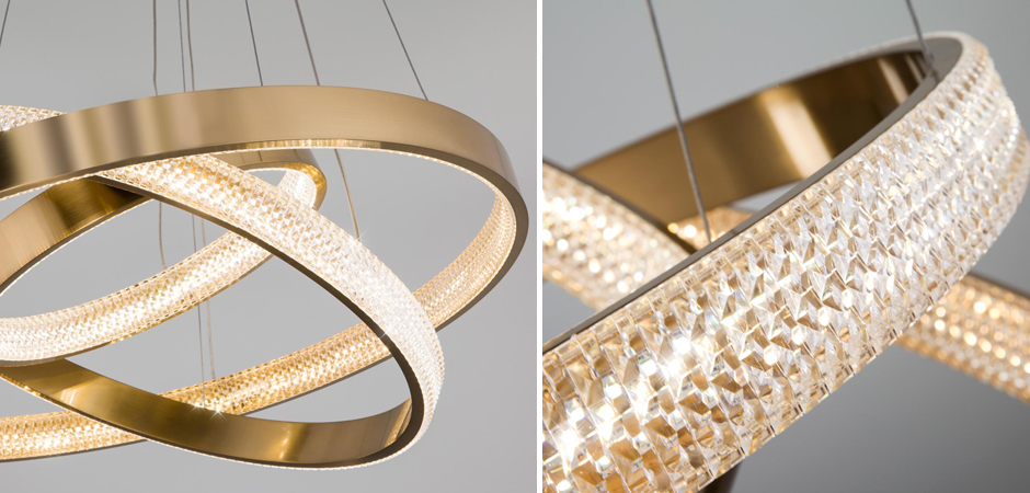 Люстра ORACLE 3 Rings Gold Люстра ORACLE 3 Rings Gold - Loft-Concept в Перми